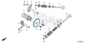 NSC50MPDE NSC50MPDE UK - (E) drawing CAMSHAFT/VALVE