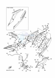 YZF320-A (B2X4) drawing SIDE COVER