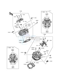 VULCAN 1700 NOMAD ABS VN1700DGF GB XX (EU ME A(FRICA) drawing Cylinder Head