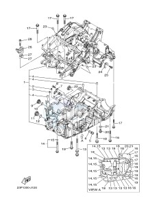 XT1200Z SUPER TENERE ABS (BP83) drawing CRANKCASE