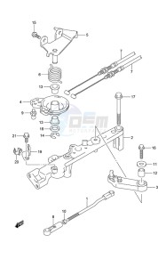 DF 175 drawing Throttle Rod