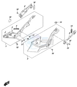 DL650 drawing FRAME COVER