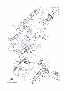 YFM700FWBD YFM70KPXK (B5K3) drawing EXHAUST