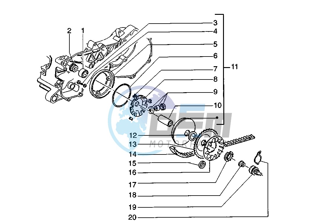 Driving pulley