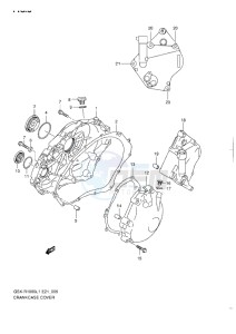 GSX-R1000 drawing CRANKCASE COVER