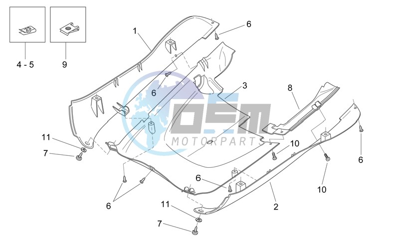 Central body - Underpanel