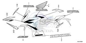 CBR650F 2ED - (2ED) drawing MARK (2)