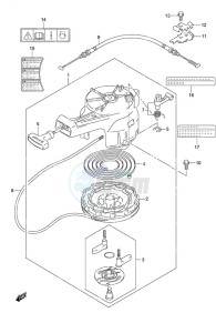 DF 6 drawing Recoil Starter