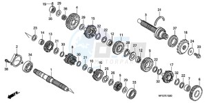 CB600FA39 Spain - (SP / ABS ST 25K) drawing TRANSMISSION