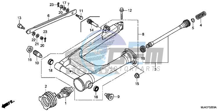 SWINGARM (VT750CS/ C2B/ C2S/ C)