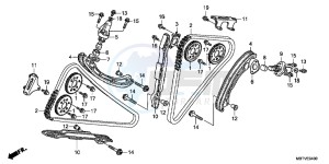 XL1000VAB drawing CAM CHAIN/TENSIONER