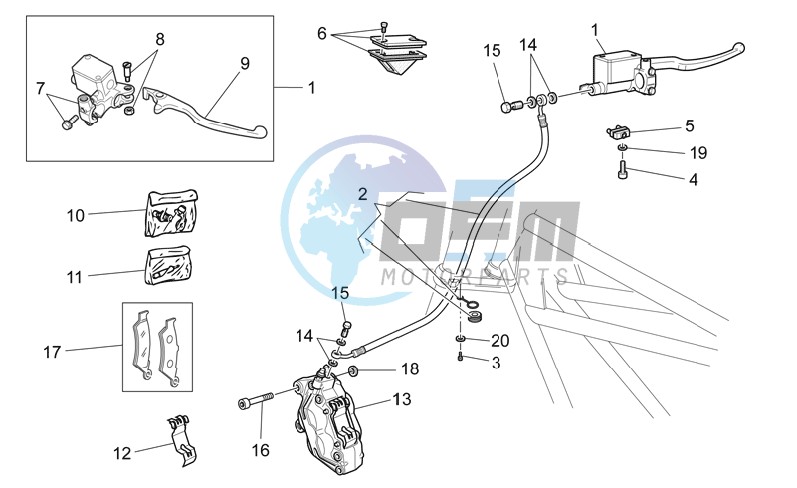 Front brake system