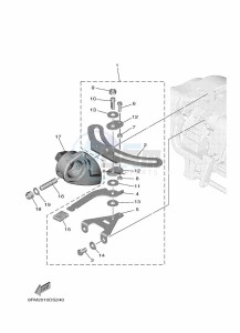 F25GWH drawing TILLER-HANDLE