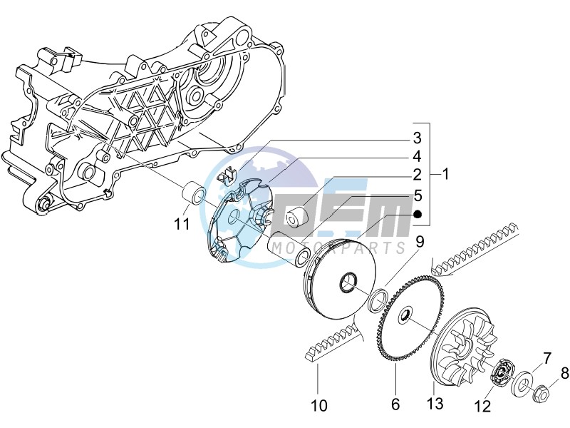 Driving pulley