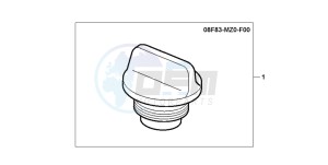 GL1500CD drawing CHROME OIL CAP