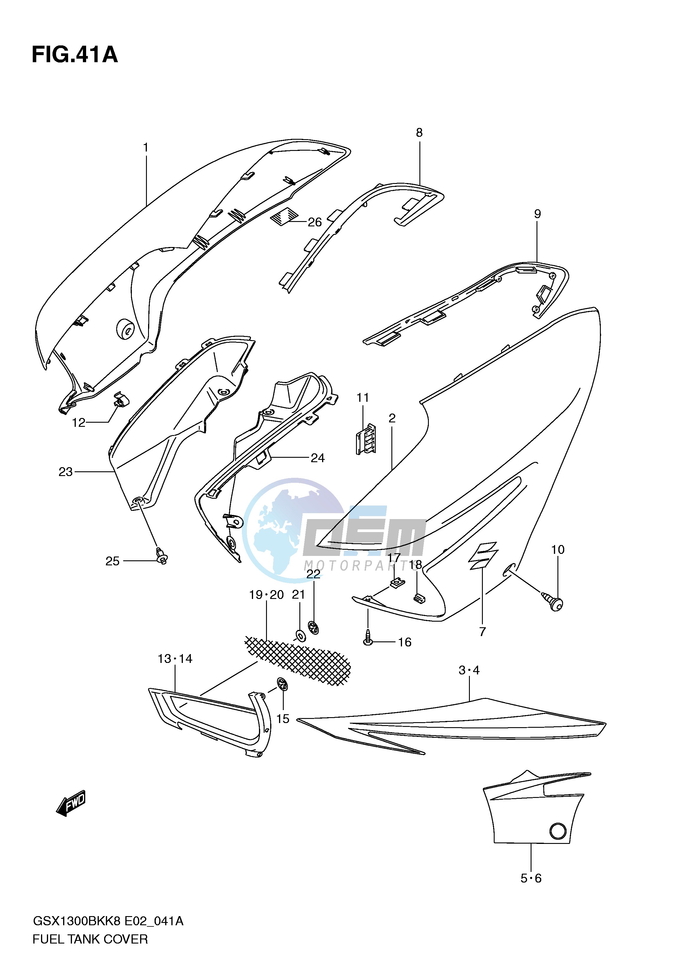 FUEL TANK COVER (MODEL L0)