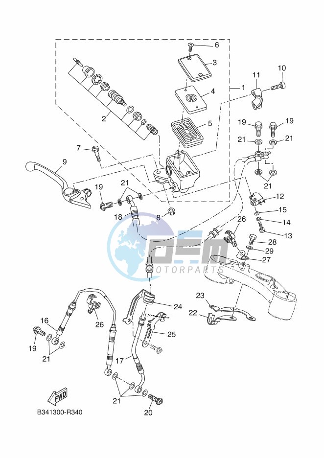 FRONT MASTER CYLINDER