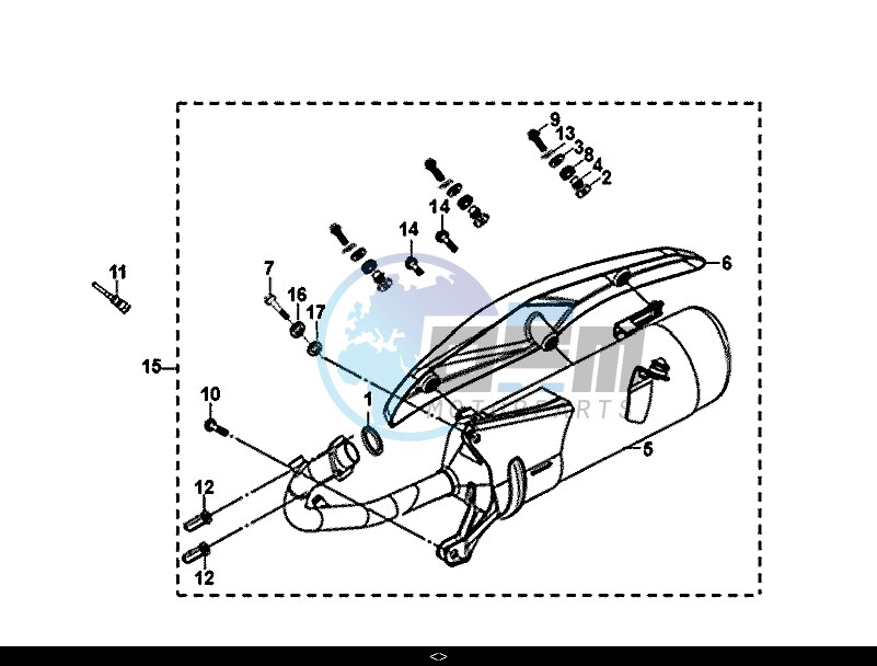 EXHAUST MUFFLER