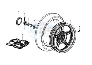 Liberty RST 200 drawing Rear Wheel