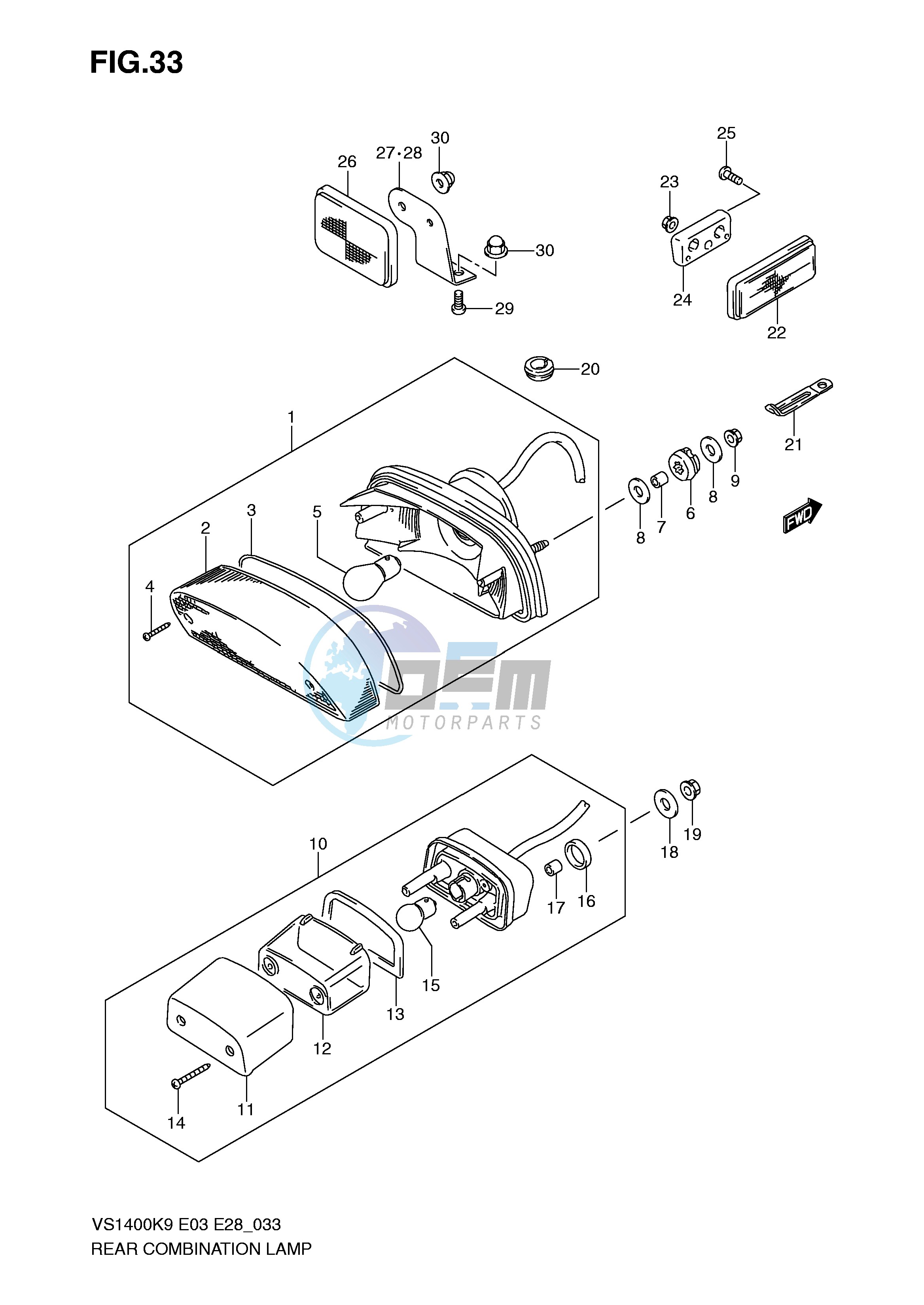 REAR COMBINATION LAMP