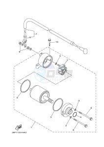 YFM700FWBD YFM70KPHG KODIAK 700 EPS HUNTER (2SM7) drawing STARTING MOTOR