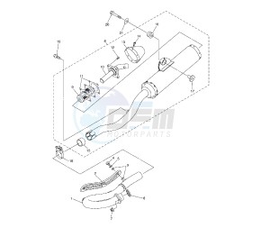 WR F 250 drawing EXHAUST