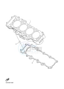 YZF-R1D 1000 (1KBV) drawing CYLINDER