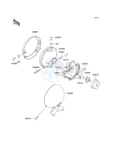 VN 1500 D[VULCAN 1500 CLASSIC] (D1-D2) [VULCAN 1500 CLASSIC] drawing HEADLIGHT-- S- -