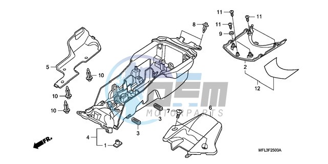 REAR FENDER (CBR1000RR)