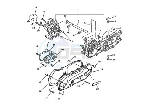 YN R NEO'S 50 drawing CRANKCASE