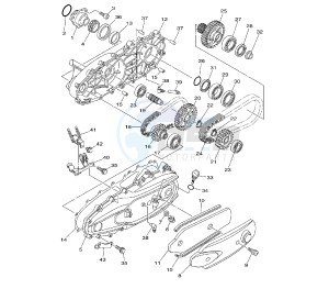 XP T-MAX 500 drawing SUB TRASMISSION