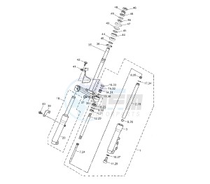 YN F NEO'S 4 50 drawing FRONT FORK 5C38