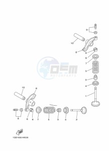 XTZ125E XTZ125 (1SBM) drawing VALVE