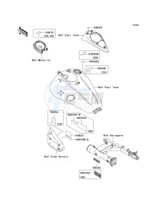 VN 1600 A [VULCAN 1600 CLASSIC] (A6F-A8FA) A8F drawing LABELS