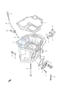 DF 70A drawing Oil Pan