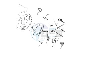 XJ S DIVERSION 900 drawing PICK UP COIL-GOVERNOR