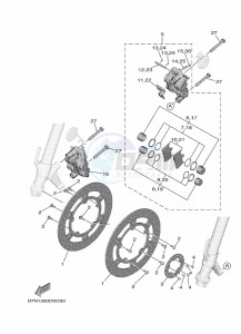 MT-09 MTN890-U (BMR1) drawing FRONT BRAKE CALIPER