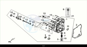 JOYRIDE 300 (LJ30W1-EU) (M2) drawing R. CASE COVER COMP