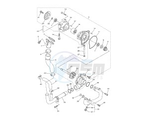 FZ8-N 800 drawing WATER PUMP