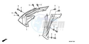 CRF450RA Australia - (U) drawing RADIATOR SHROUD