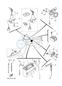 YB125 (2CS1) drawing ELECTRICAL 1