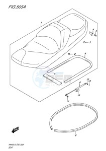 AN400 BURGMAN EU drawing SEAT