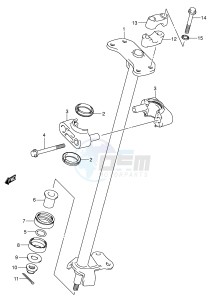 LT-Z400 (E3-E28) drawing STEERING SHAFT (MODEL K3 K4)