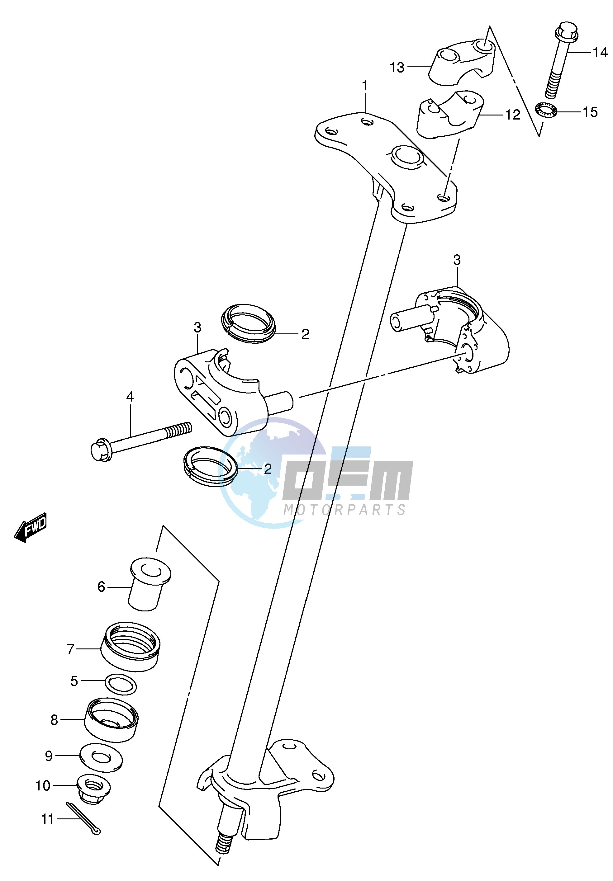 STEERING SHAFT (MODEL K3 K4)