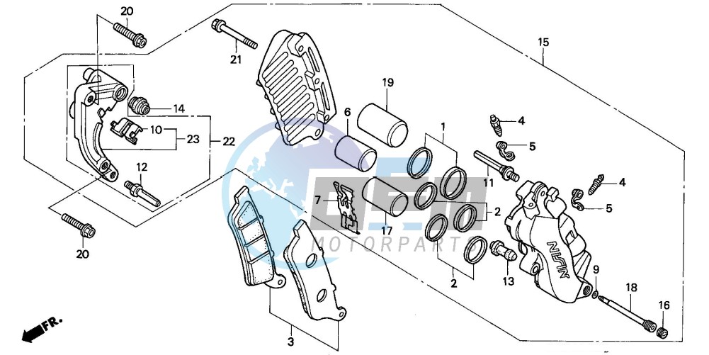 FRONT BRAKE CALIPER