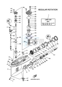 F150AETL drawing PROPELLER-HOUSING-AND-TRANSMISSION-1