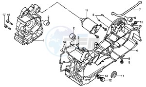 MEGALO 125 drawing CRANKCASE