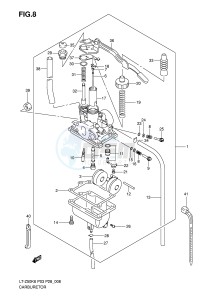 LT-Z50 (P3-P28) drawing CARBURETOR