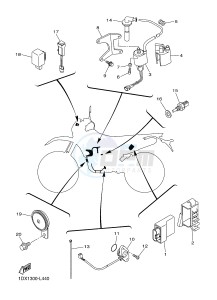 WR450F (1DX1 1DX2) drawing ELECTRICAL 1