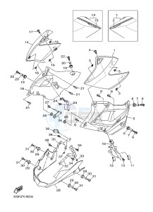 XJ6NA 600 XJ6-N (NAKED, ABS) (36BF 36BG) drawing SIDE COVER 2